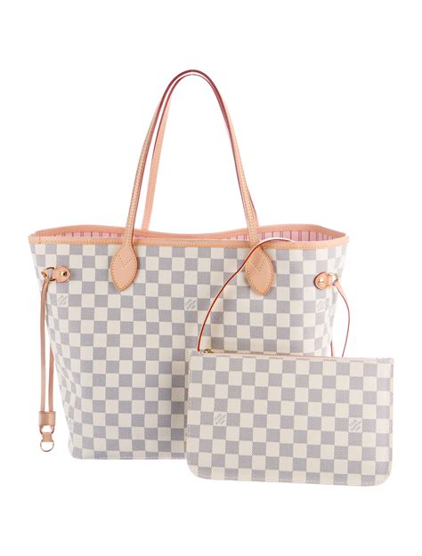 louis vuitton neverfull damier azur